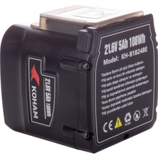 Koham Akü 21.6V-5.0AH