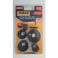 Leva House Dmax 6 Parça Buat Açma Seti - Panç - DMX4127 - ( 38-54MM, 3/8 Hex ve Anahtar )