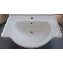 Turan Seramik Yakamoz Etejerli Lavabo 65CM Turavit