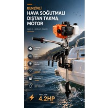 Backer BP500 Hava Soğutmalı Dıştan Takma Tekne Bot Motoru 4,2hp