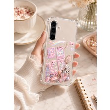Powerfox Samsung Galaxy A57 Uyumlu Cute Pink Baskılı Sevimli Telefon Kılıfı MK01A
