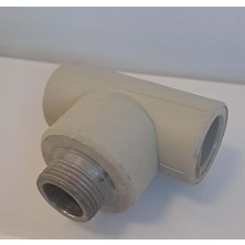 Pprc Erkek Te Ø25X3/4"X25 ( Ege Yıldız ) Gri