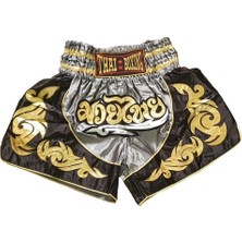 Muay Thaı Shorts Boxıng Satın Fıghter Mma Multı Gray And Black