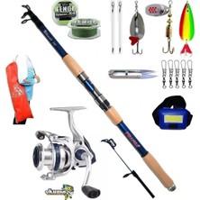 Okuma Aria-3000a Piranha Ultimate 210cm 50-100gr Turna Spin Olta Takımı Seti