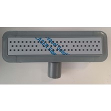 Leva House Duş Kanalı Etekli 30CM x Ø50 Dönerli - Eko