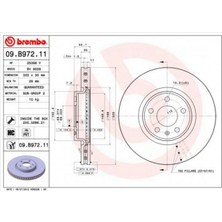 Brembo Depomix Ön Fren Aynasi A4-A5-A6-A7-Q5 320X30X28XHALI 986479753-DF6148