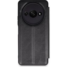 Mudanis Xiaomi Redmi A3 4g Kılıf Flip Cover - Siyah