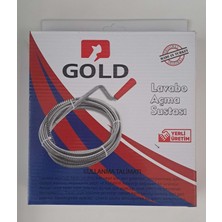 Leva House Gold Lavabo ve Gider Boruları Açama Sustası - Kanal Açma 3 Metre