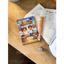 Nostaljik Lezzetler Karne Hediyesi 10 Set Ayıcık Desenli Görünmez Kalem ve Tebrik Kartı