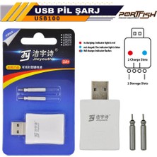 Port Fish Portfish Olta Ucu Işığı +2 Battery Pili Şarj Kiti