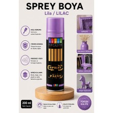 ArtMaster Lila Sprey Boya 200 ml 1 Adet Südor Hızlı Kuruyan Renkli Profesyonel Canlı Renk Ahşap Plastik Demir Metal Porselen Cam