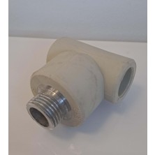 Pprc Erkek Te Ø20X1/2"X20 ( Ege Yıldız ) Gri