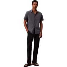 Calvin Klein LV04LF609G Straight Seersucker Half Elastic Erkek Pantolon