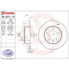 Brembo Depomix Arka Fren Aynasi Renault Master Ii 00- Opel Movano 00- 305X12X5DL