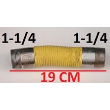 Leva House Doğalgaz Brülör Bağlantı Flexi & 1-1/4 & 1-1/4  ( 19 cm )