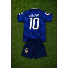 North Stand Fransa Milli Takımı Mbappe Yakalı Çocuk Forma