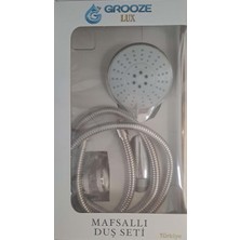 Leva House Grooze Mafsallı Lüx Duş Seti - Duş Takımı - Zenta - Kutu Ambalaj