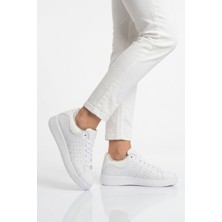 Walkway Beyaz Bağcıklı Unisex Spor Ayakkabı