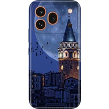Nurdic Honor 600 Pro (Vkp-Nx9) Uyumlu Kılıf Resimli Desenli Silikon Galata Moon