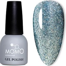 Momo Glitter Seri G005 14ML. Yoğun Gümüş Turkuaz