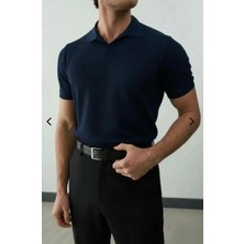 Moda Milano Knit Polo Yaka Triko