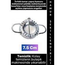 Wintoup #hamurşekillendirici Ergonomik Koku Yapmaz Kolay Temizlenir Makinede Yıkanabilir Ev Mutfak Restoran Çiğ Börek Mantı Ravioli Poğaça Şekil Verme Kalıbı Tırtıklı Kenarlı Pratik Hamur Kapatma Aparatı