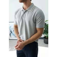 Moda Marine Tipped Polo Yaka Triko