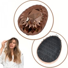 Marsilyan Rose Gold Saç Düzleştirici Tarak Geniş Aralıklı her Saç Tipine Uygun Fırçalı Saç Düzleştirici (K95)