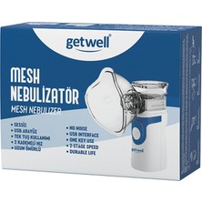 Getwell Mesh Nebulizatör Şarjlı - Sessiz - Taşınabilir (Yetişkinler ve Çocuklar Için)