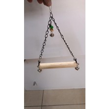 Netx Kuş Oyuncak Zincir Askı Tünek 22X17 cm Muhabbet ve Paraket Için Uygundur