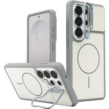 SiHako Galaxy S26 Pale Magsafe Standlı Kapak - Beyaz