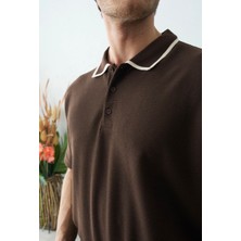 Moda Marine Tipped Polo Yaka Triko