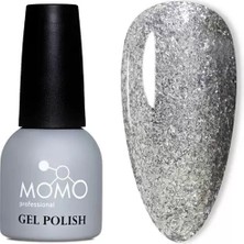 Momo Glitter Seri G003 14ML. Yoğun Gümüş Parıltılı