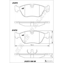 Kale Balata Depomix Ön Balata Volvo 850 2.0 2.3 T5 2.5 91-96 S70 2.3 2.4 2.5 97-00 V70 97-00 C70 2.0t 97-02