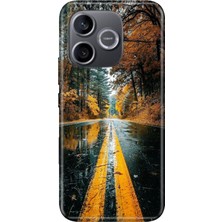 Adasena Honor 600 Lite (Lna-Nx1) Kılıf Desenli Baskılı Tpu Rubber Kapak Korku Yolu