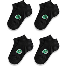 Panfilia Bambu Kız Çocuk Patik Çorap 4'lü Set / Kız / Erkek / Unisex