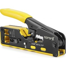 Marsilyan RJ45 Network Sıkma Pensesi Seti Cat5 Cat6 Cat7 Sarı APXCR45