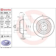 Brembo Depomix Arka Fren Disk Ayna Ford Puma 19-