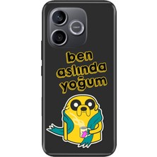 Nurdic Honor 600 Lite (Lna-Nx1) Uyumlu Kılıf Desenli Baskılı Silikon Ben Aslında Yoğum