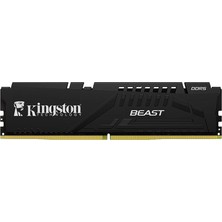 Senka Kingston Beast, KF560C30BBE-32TR, 32GB, 6000MHZ, Ddr5, CL30, Desktop Ram (Soğutuculu)
