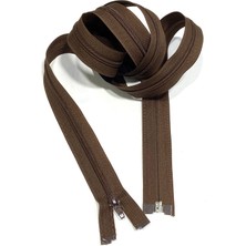 Ferace Fermuarı / 150 cm / Koyu Kahverengi / Misina Dişli