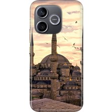 Nurdic Honor 600 Lite (Lna-Nx1) Uyumlu Kılıf Silikon Desenli Tam Koruma Resimli Camii