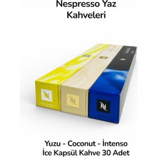 Nespresso Yaz Kapsül Kahveleri Seçkisi 3 Lı Set Coconut - Yuzu - Athens Intenso 30 Kapsül