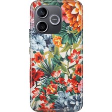 Nurdic Honor 600 Lite (Lna-Nx1) Kılıf 0.4mm Lazer Kesim Silikon Kapak Sanatsal Çiçek