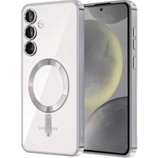 SiHako Galaxy A36 Kross Magneticsafe Kapak - Gümüş