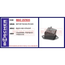 Bescher Depomix Motor Takozu Ön Sağ R9-R11-R21 Gts-Exp