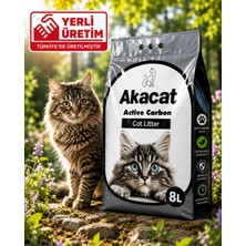 Akacat Aktif Karbonlu Süper Tozsuz Topaklanan 8 Lt