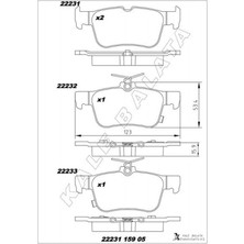 Kale Balata Depomix Arka Fren Balatasi Galaxy Iii 15- Mondeo V 14- Edge 15-19 Focus Iv 17- Kuga Iii 19-