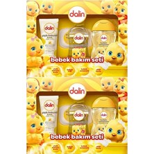 Dalin Bebek Bakım Seti 4 Parça (Kutulu) Yenidoğan Seti (Karma 2 Li Set)