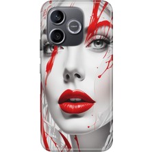Adasena Honor 600 Lite (Lna-Nx1) Kılıf Desenli Baskılı Tpu Rubber Kapak Lady